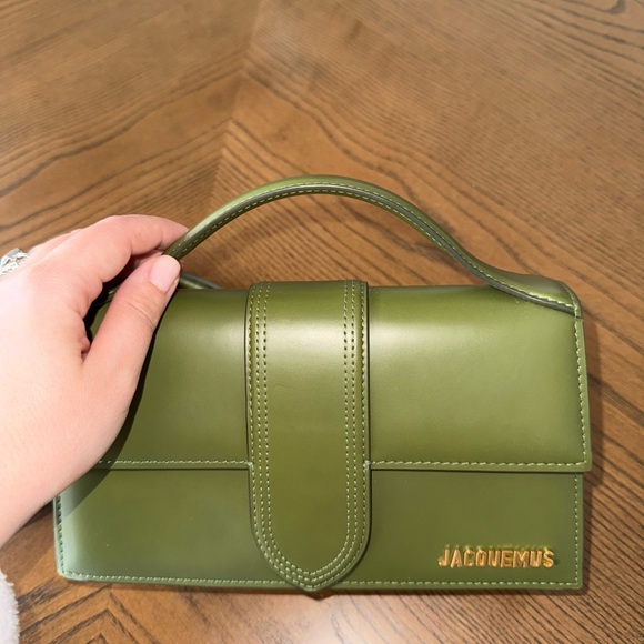 Jacquemus Green Crossbody Bag with Flap Closure - Picture 1 of 9